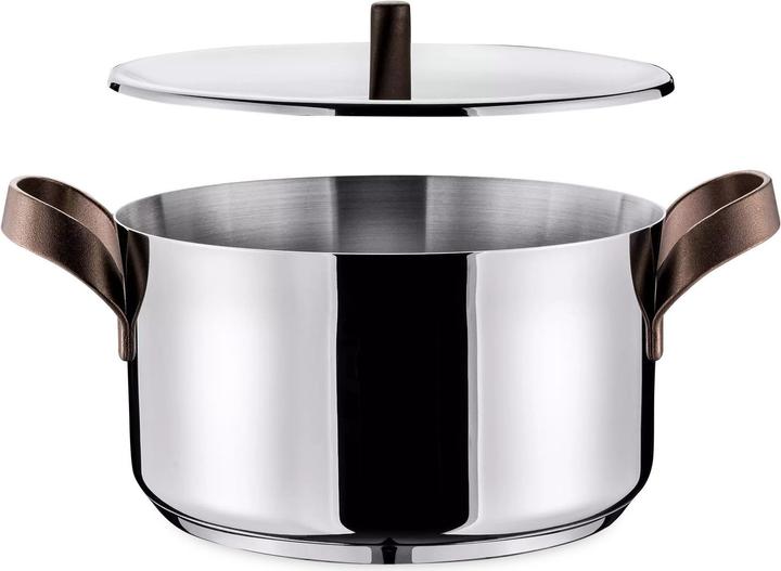 Produktbild Alessi Topf-Set 7-tlg. EDO (24 cm, Pfannenset + Topfset, Edelstahl)