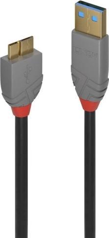 Produktbild Lindy USB A auf Micro B (3 m, USB 3.0)