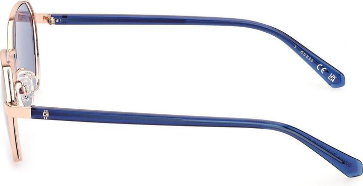 Immagine prodotto Guess Occhiali da Sole Metallo Oro Blu Rotondo