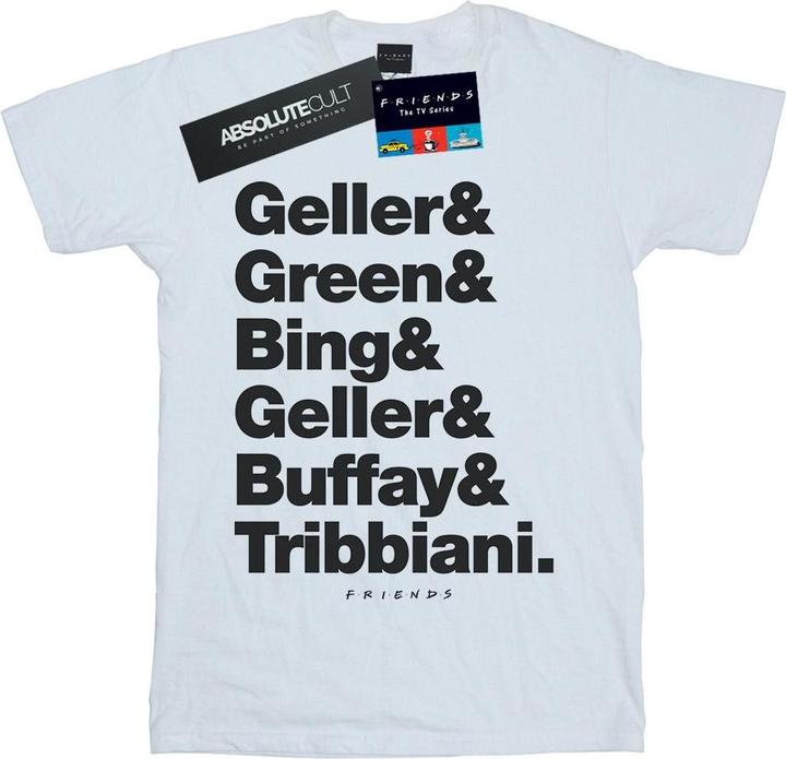 Friends Surnames Text TShirt (XL)