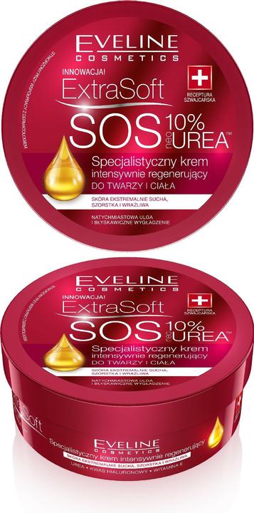 Eveline Extra Soft Sauce Intensive Regenerating Cream Is Face And Body 175Ml (Körpercreme, 175 ml)