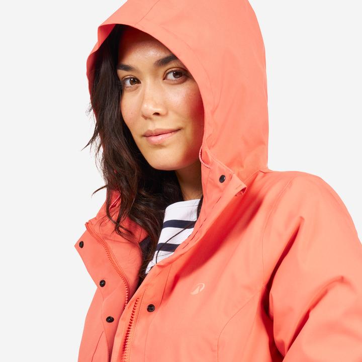 Image du produit Tribord Ciré long et imperméable Femme - Sailing 500 brique (S)