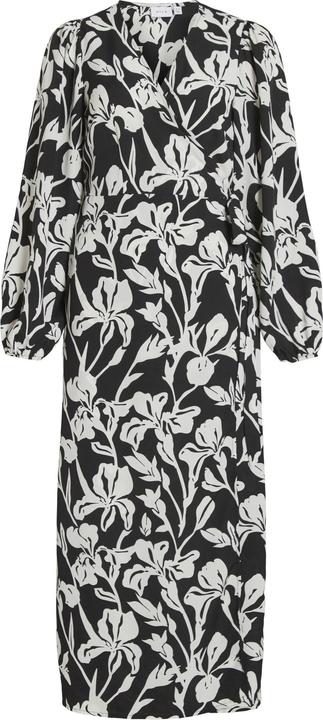 Vila Langärmeliges Maxi Wickelkleid (34)