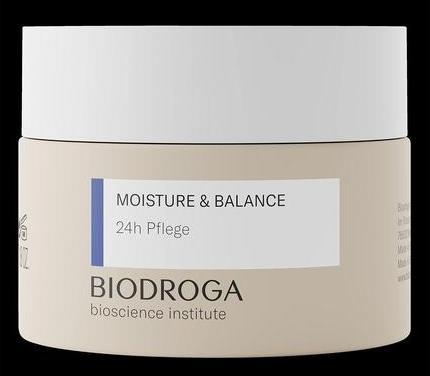 Actual product image Biodroga Moisture & Balance 24h Care 1.7 oz with Hyaluronic Acid and Cica Soothing Hydration - Free (50 ml, Day cream)