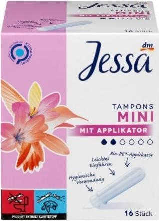 dm Jessa Tampons Applikator Mini (16 x, Mini)