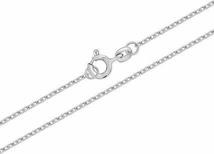 Brilio Silver - Delicate silver necklace Flowers with zircons NCL172W