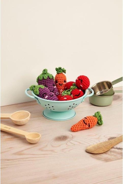 Image du produit DMC Cable kit à crocheter Amigurumi Veggie pals, Motif : Smiley, Kit : Oui
