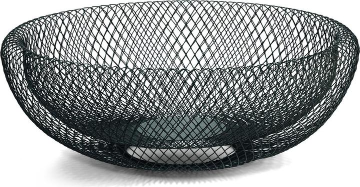 Produktbild Philippi Fruitschaal | Prachtige eyecatcher | Mesh Schaal XL | | Poedercoating staal (40 x 14 cm)