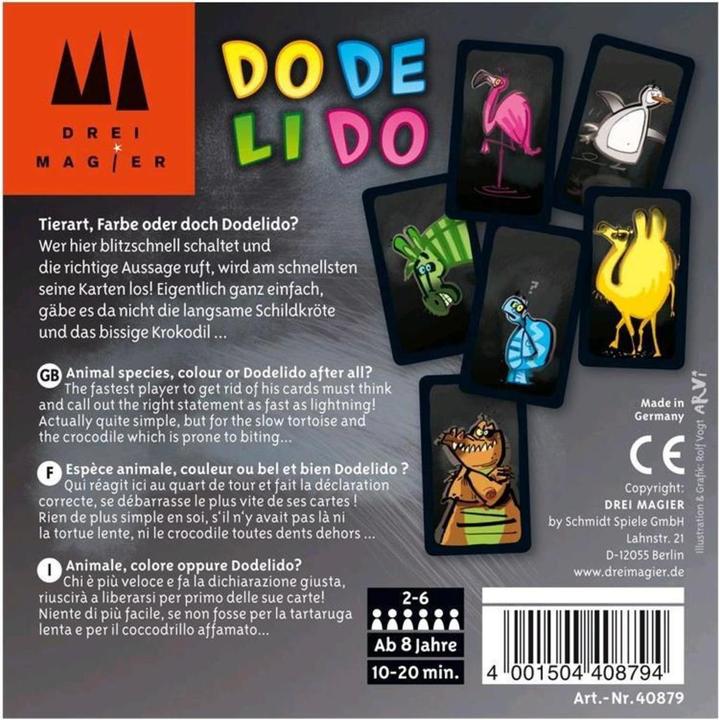 Produktbild Drei Magier Spiele Dodelido (Deutsch, Französisch, Italienisch, Englisch)