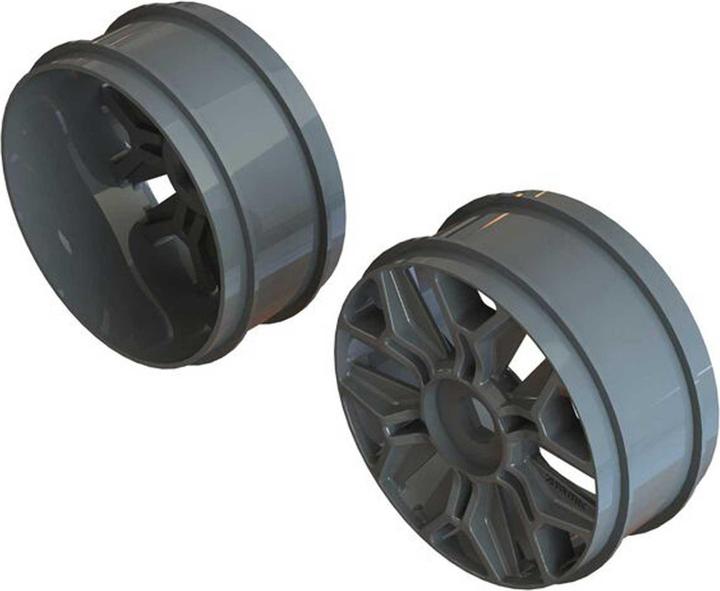 Produktbild Arrma 1/8 buggy wheel 17mm hex gun metal (2)