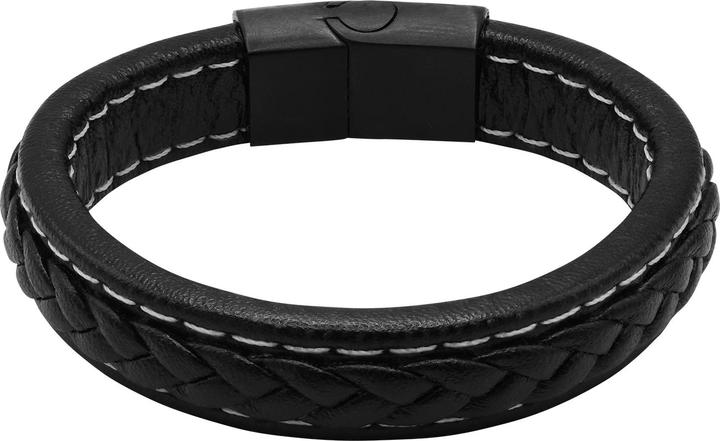 Immagine prodotto Heideman Bracciale in pelle Jannis (23 cm, 100% pelle, 100% acciaio inossidabile)