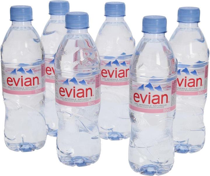 Image du produit Evian Eau minérale PET (1 x 50 cl)