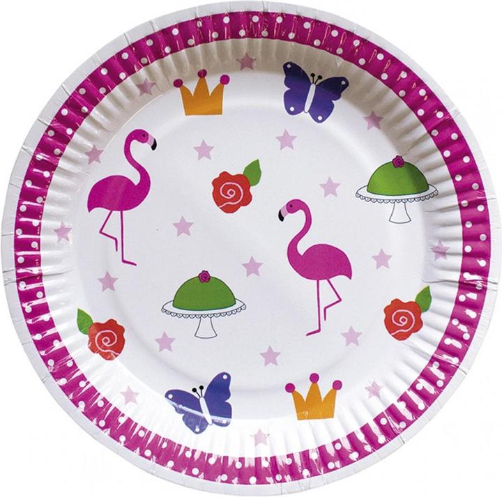 Produktbild Jabadabado Teller Flamingo (8 x)
