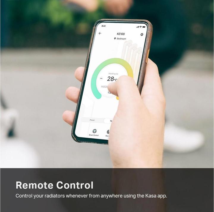 Image du produit TP-Link KE100 KIT - Kasa - Vanne de radiateur thermostatique intelligente, kit de démarrage