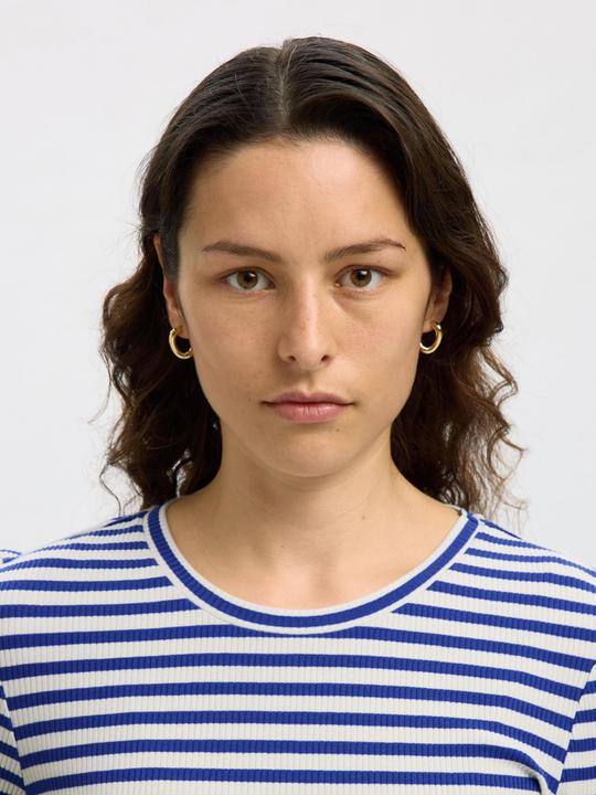 Produktbild Selected Femme Slfanna Ls Crew Neck Tee Str Noos (L)