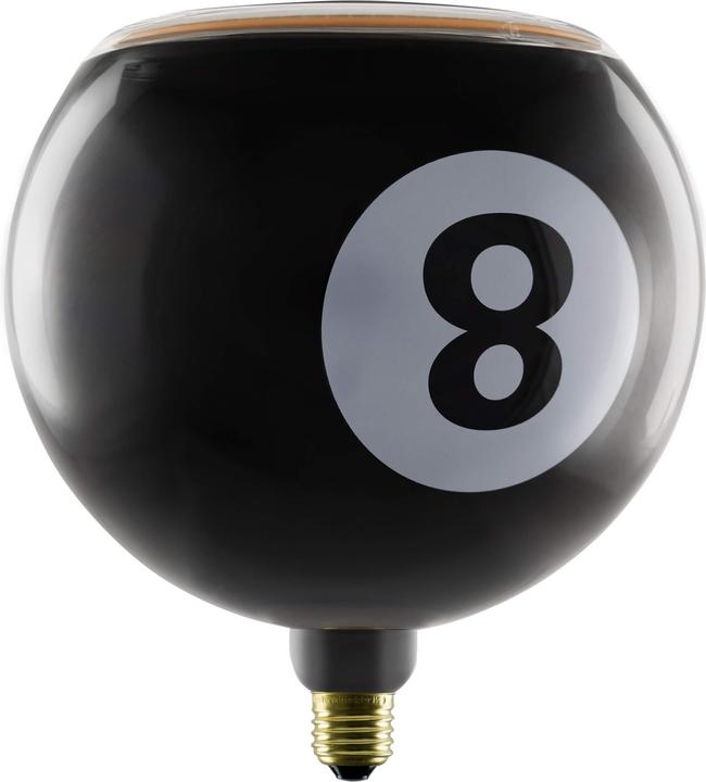 Produktbild Segula LED Floating Globe 200 Billard black 8 E27 dimmb. (E27, 4 W, 240 lm, 1 x, G)