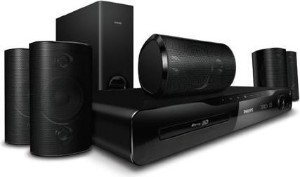 Philips HTS4562/12, 3D 5.1 Blu-ray Heimkinosystem, 1000 Watt (105 W)