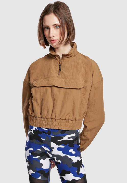 Immagine prodotto Urban Classics Giacca da donna in nylon ritagliata e stropicciata (XS)