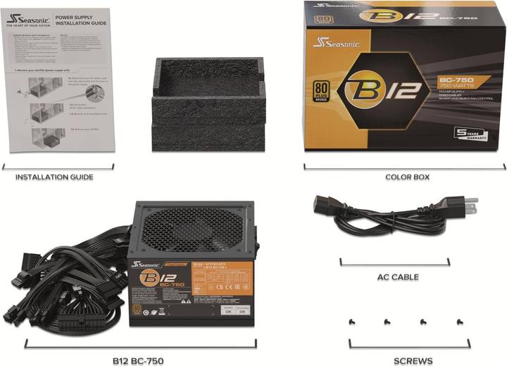 Productafbeelding Seasonic B12 BC (750 W)