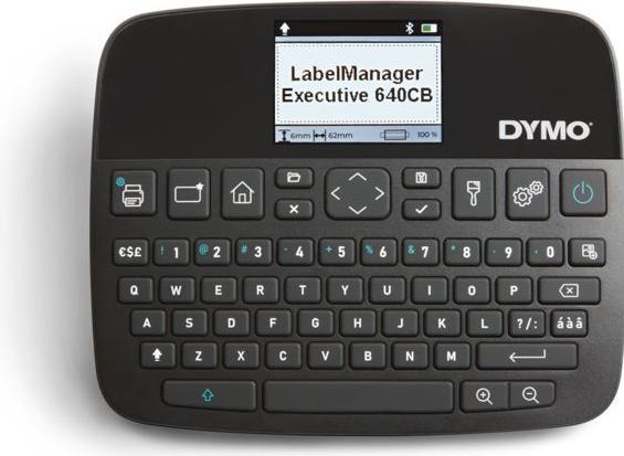 Actual product image Dymo LabelManager 640CB 6/9/12/19/24mm D1 tapes Qwertz