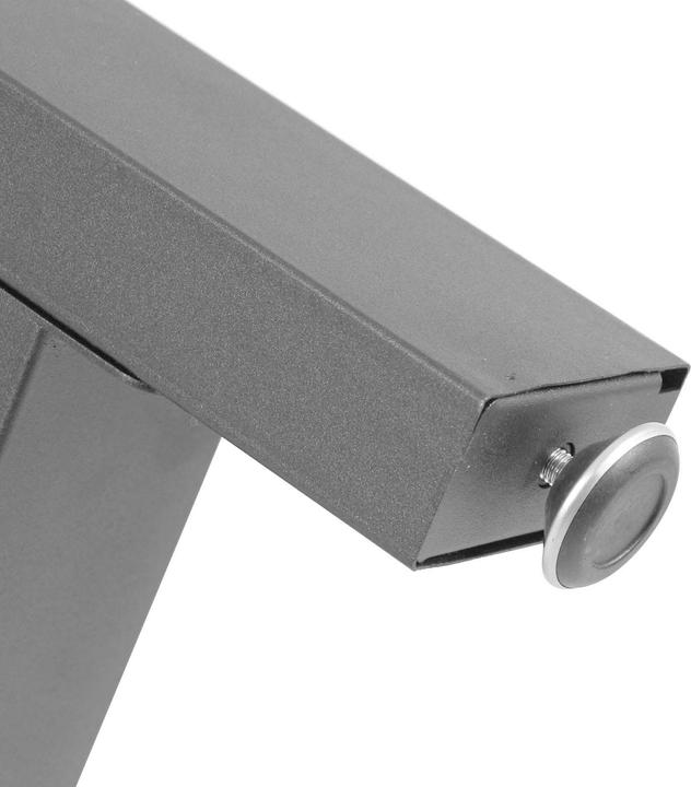 Immagine prodotto Wiltec Runner da tavolo 64x40cm grigio verniciato a polvere Telaio del tavolo Gambe da tavolo Tavolo