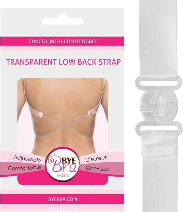 Actual product image Bye Bra Low Back Strap (Single pack, One size)
