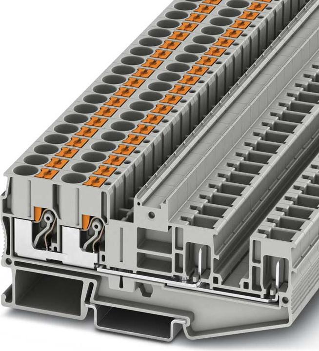 Image du produit Phoenix Contact PT 6-QUATTRO/2P 3061826 Borne de passage 0.50 mm² 6 mm² Gris 50 pcs.