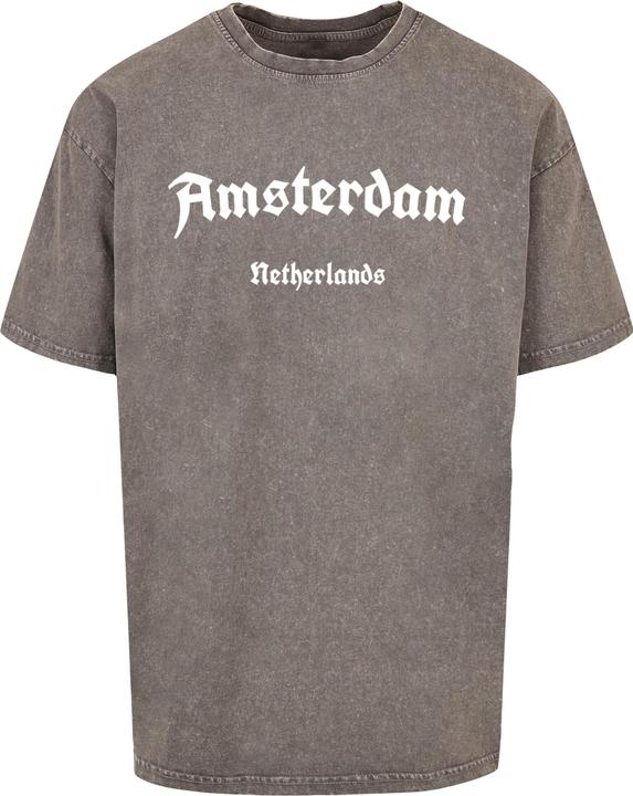 Merchcode Amsterdam X Acid Washed Heavy Oversize Tee - 112531 (L)