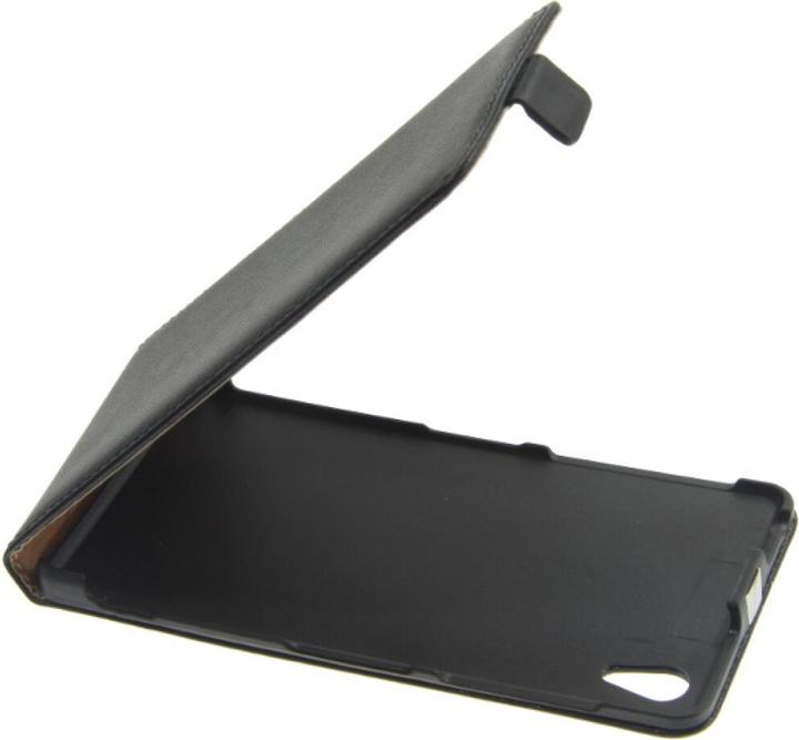 Produktbild OEM Slim Leather Flip Case for Sony Z2 - Black (Sony Xperia Z2)