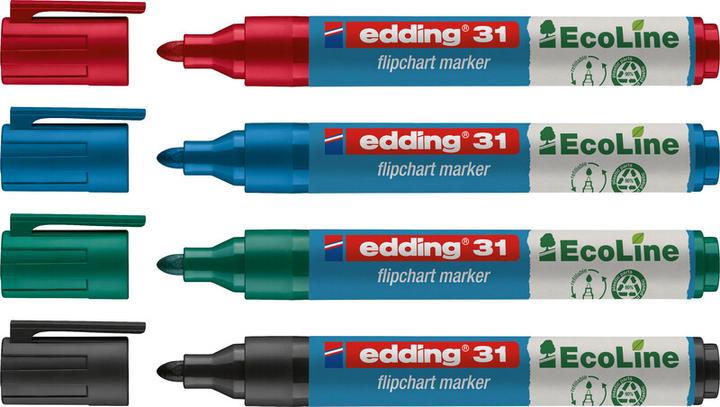 Image du produit Edding Flipchart Marker 31 (Vert, 1.50 mm, 1 x)