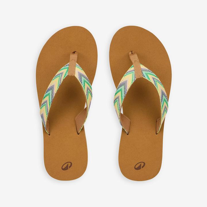 Actual product image Olaian Zehensandalen 550 Damen Raffi braun (39)