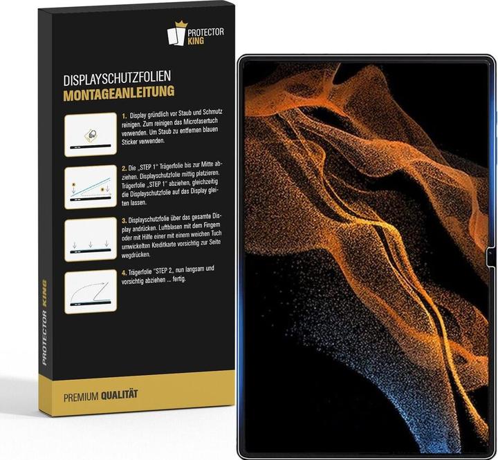 Produktbild Protectorking 4x Premium Displayschutzfolie 3D KLAR (4 Stück, Galaxy Tab S8 Ultra)