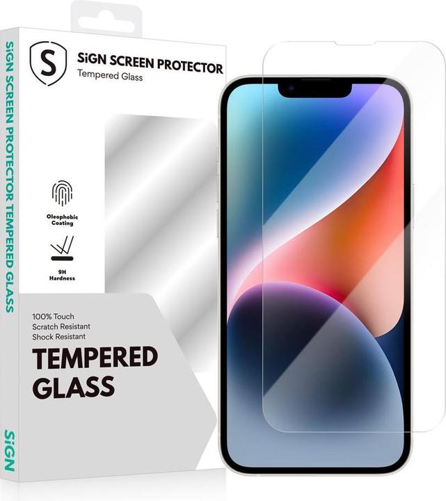 Produktbild SIGN Screen Protector Tempered Glass for iPhone 14 (Apple iPhone 14)