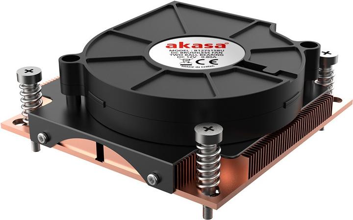 Image du produit Akasa AK-CC7401BP01 système de refroidissement pour ordinateur Processeur Air cooler Noir 1 pc(s) (30.50 mm)