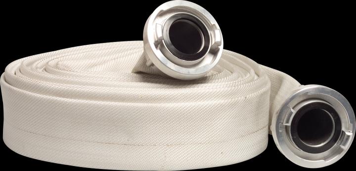Actual product image Profec Bau-und Industrieschlauch EPDM/Polyester 75 mm Storz KA 89 10bar Weiss 15m Typ 75B (15 m, 75 mm)