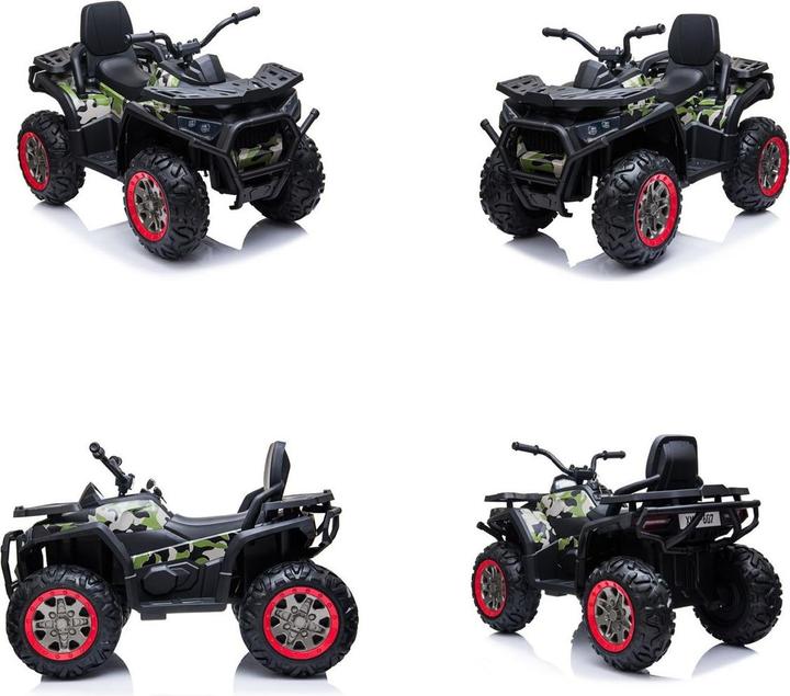Actual product image Es-toys Children's Vehicle - Electric Children's Quad "607" 2x45W, 12V7Ah - Yellow (12 V)