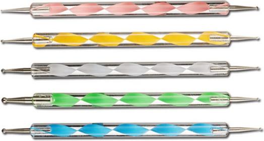 Nagellack24 Nageldesign Werkzeug mit 2 Spitzen