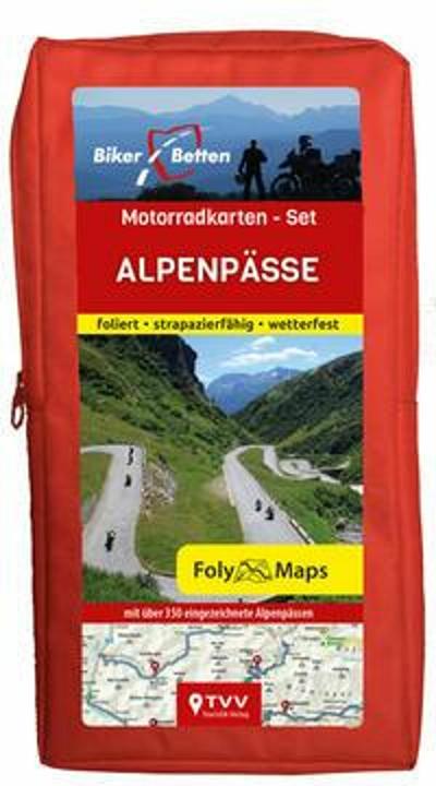 Mappa per moto dei passi alpini
