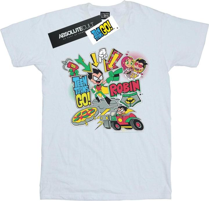 Teen Titans Go Robin Montage TShirt (XL)
