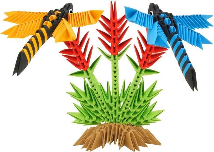Actual product image Selecta Spielzeug ORIGAMI 3D - Dragonflies, 341 pcs. (341 pieces)