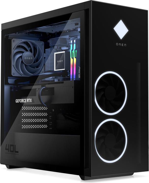 Productafbeelding HP Omen 40L GT21-1016ng Gaming PC (AMD Ryzen 7 7800X3D, 32 GB, 1000 GB, GeForce RTX 4070 Ti Super)