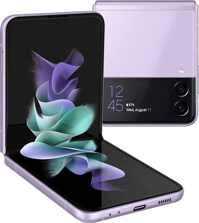 Image du produit Samsung Galaxy Z Flip3 5G UE (128 Go, Lavande, 6.70", SIM + eSIM, 12 Mpx, 5G)