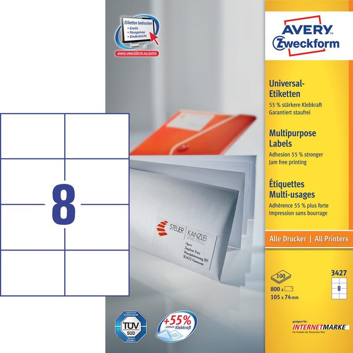 Avery Universal-Etiketten
