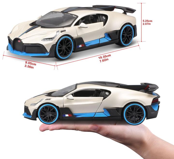 Image du produit Maisto Bugatti Divo 1/24 blanc métallisé