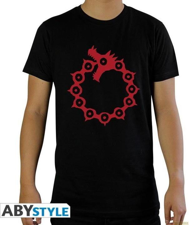 Actual product image ABYstyle THE SEVEN DEADLY SINS - Tshirt Emblems man SS black- basic (XL)