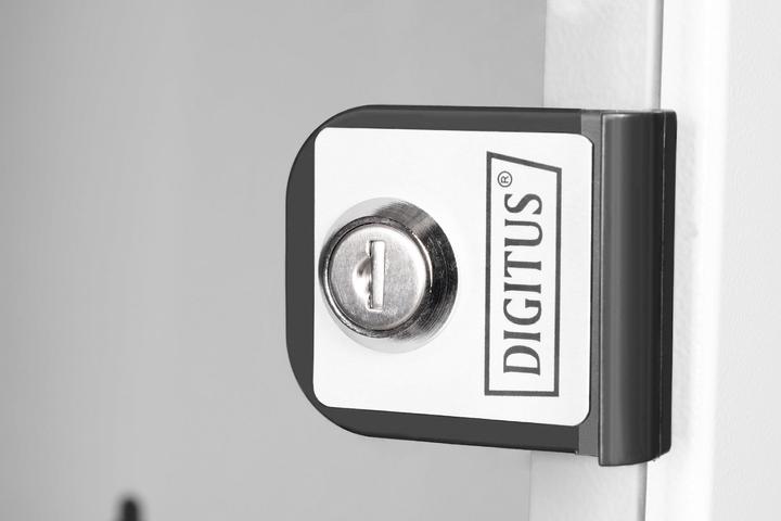 Actual product image Digitus 10" 6U wall-mounted enclosure, SOHO PRO 324 x 316 x 298 mm, grey (6 RU, 10 inch rack)