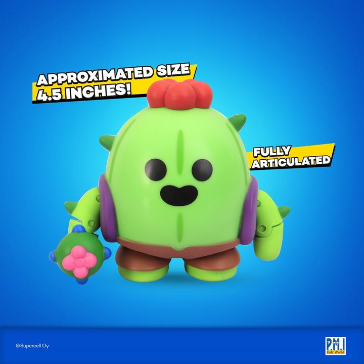 Produktbild Pmi Kids World BRAWL STARS S1 ACTION FIGURES 11cm - SPIKE
