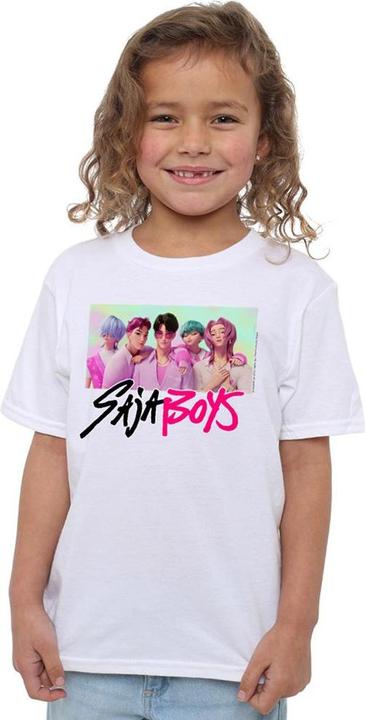 Produktbild K-Pop Demon Hunters Kids Saja Boys Fotorahmen TShirt (140, 146)