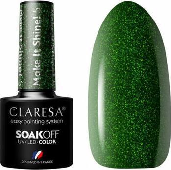 Claresa Lakier hybrydowy Make It Shine! 5 -5g (Grün, Farblack)