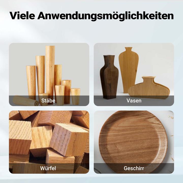 Produktbild Wiltec Ersatz Spannfutter Drechselbank Drechselfutter M33 x 3,5 Backenfutter
